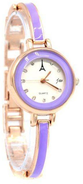 Quartz Stainless Steel Watch - Multicolor