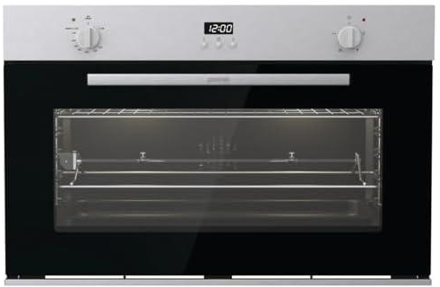 Gorenje Built in Gas oven 90cm 88 liter With Grill - Stainless Steel - Cooling Fan - BOG9832E01X